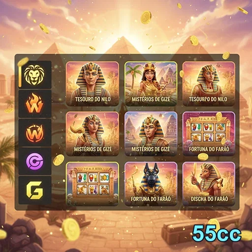 Ilustração de Explore o mundo de slots e serviços VIP na 55cc