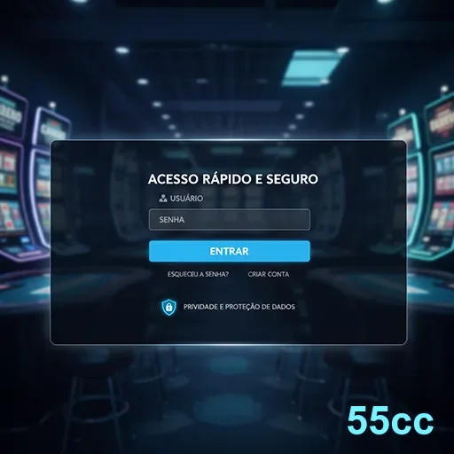 Ilustração de Acesse o 55cc com login rápido e seguro